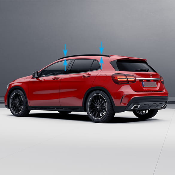 Dakreling Nightpakket zwart GLA X156 Facelift Origineel Mercedes-Benz