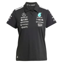 Damen Poloshirt Mercedes-AMG PETRONAS F1 Team schwarz | B67998226-K