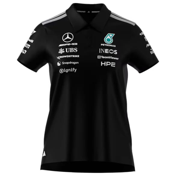 Damen Poloshirt Mercedes-AMG PETRONAS F1 Team schwarz | B67998394-98