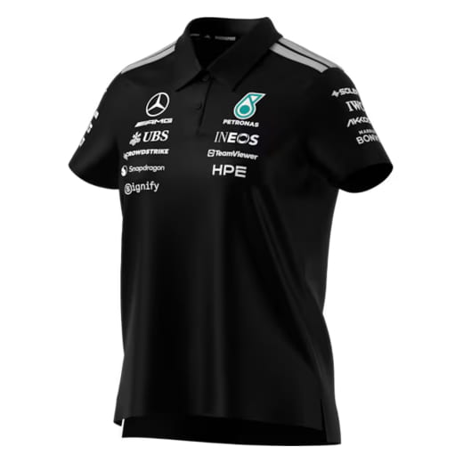Damen Poloshirt Mercedes-AMG PETRONAS F1 Team schwarz | B67998394-98