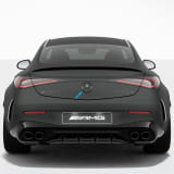 Dark Chrome Mercedes star tailgate CLE C236 A236 Mercedes-Benz