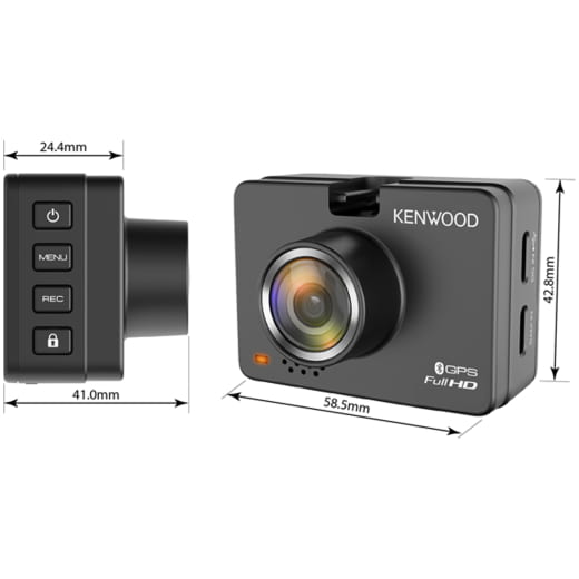 Dashcam Kenwood DRV-A310W Full HD pantalla LCD de 2,0 pulgadas | DRV-A310W