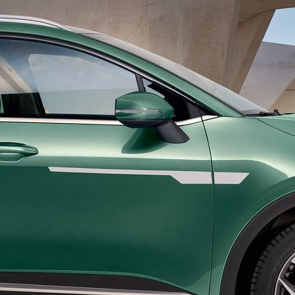 Set decoratieve strip folies spatborden voordeur wit KIA Sportage NQ5 Origineel KIA