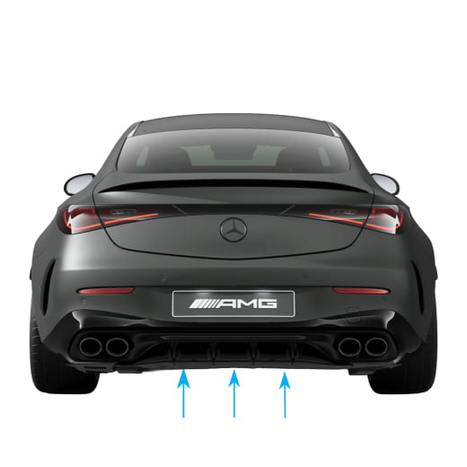  Diffusorbrett CLE 53 AMG Optik Paket C236 A236 Original Mercedes-AMG | 236-Diffusor-Brett