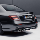 Diffusore posteriore E 53 AMG Classe E W213 Berlina terminali di scarico a quattro uscite Originale 