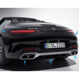 Diffusore posteriore SL 63 AMG styling V8 paraurti originale Mercedes-AMG