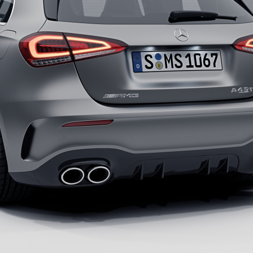 A 45 AMG difusor trasero Clase A W177 Original Mercedes-Benz | A45-diffusor-177