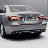 Difusor trasero progresivo con molduras paquete de conversión Clase A V177 Original Mercedes-Benz