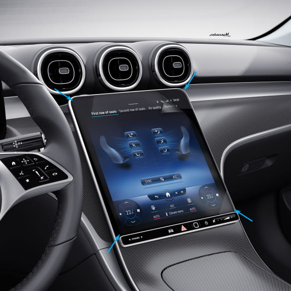 Beschermfolie mat PaperFeel display C-Klasse 206 GreenMnky