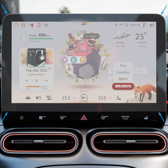 Displayfolie beschermfolie mat PaperFeel smart #1 GreenMnky