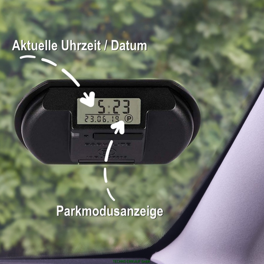 Needit Park Lite Disque de stationnement électronique noire | TNQ1412
