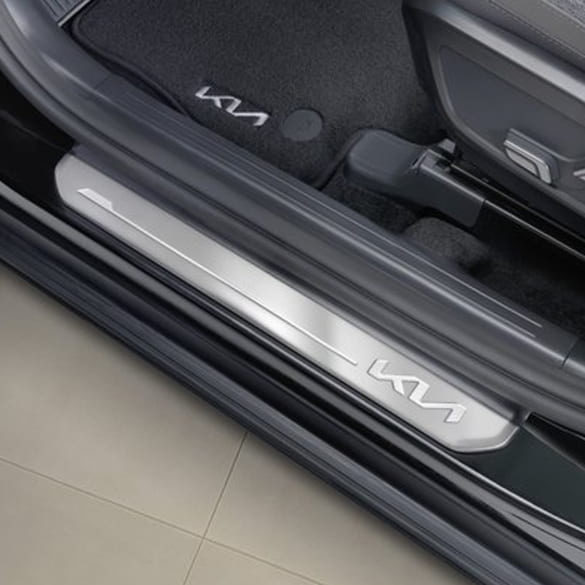 Door sill trims KIA EV5 stainless steel 4 pieces Genuine KIA