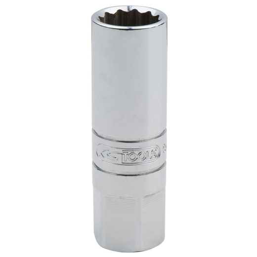 Douille pour bougies d'allumage paroi fine 14mm 3/8" CHROMEplus KS Tools | 918.3990