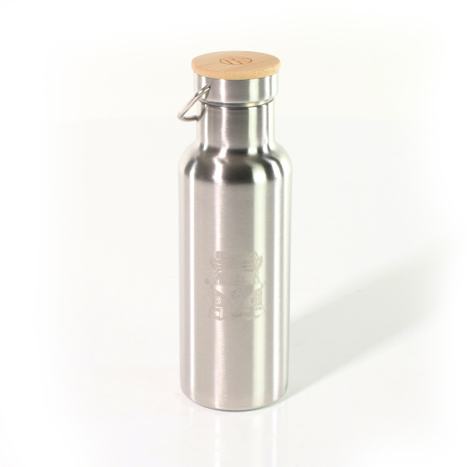 Drinking bottle stainless steel T1 silver | Genuine VW Collection | 7E9069604