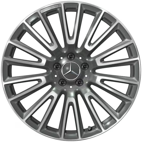 E 53 AMG 20 inch velgen E-Klasse W214 S214 10-dubbelspaaks Himalaya-grijs Original Mercedes-AMG