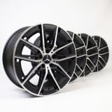 E 53 AMG 20 Zoll Felgen E-Klasse W214 S214 5-Doppelspeichen schwarz matt Original Mercedes-AMG