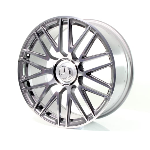 Llantas forjadas AMG E 53 21 pulgadas Clase E W214 S214 radios cruzados gris Himalaya | A2144011300/1400 7X21