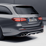 Diffuseur arrière E 53 AMG E-Klasse S213 T-Modell embouts d'échappement quatre sorties Originale de‑