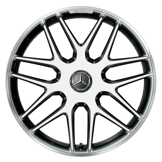 Lot de jantes E 63 AMG 20 pouces Classe E 213 à rayons croisés argent aluminium d’origine Mercedes-Benz | A21340130/3100-7X15