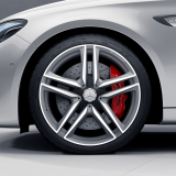 Set cerchi E 63 AMG 20 pollici Classe E 213 ruota a 5 doppie razze grigio titanio opaco originale Mercedes-Benz