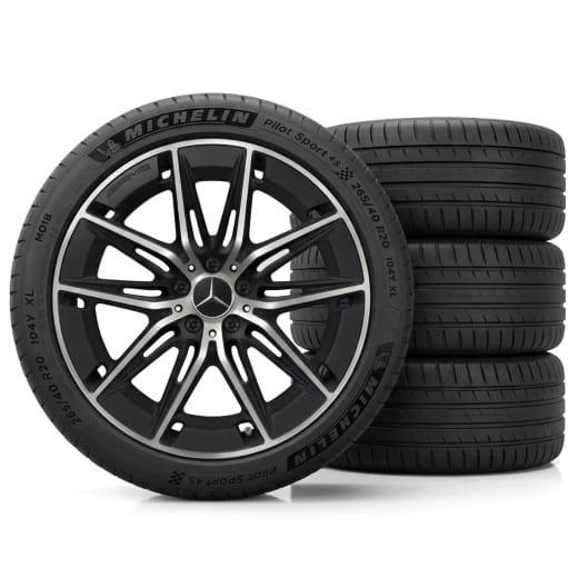 Roues été E53 AMG 20 pouces Classe E W214 Michelin Mercedes-Benz d'origine | A2144011100/1200 7X36-S-W214