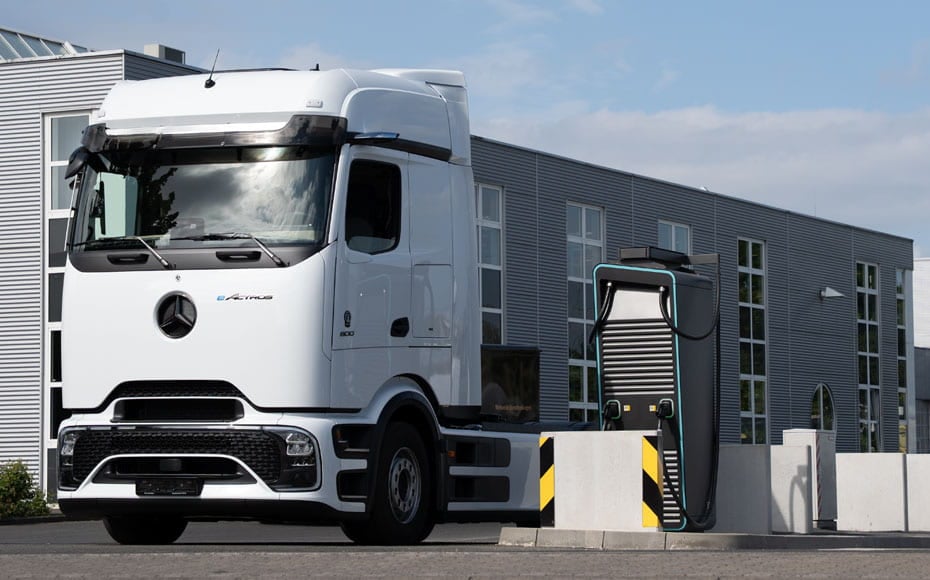 eActros Probefahrt Aschaffenburg