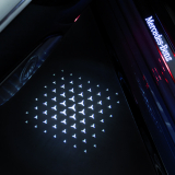 Projecteur LED animé d’éclairage d’ambiance Star Pattern Classe G W463A pièce d’origine Mercedes‑B