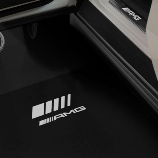 Éclairage d'ambiance animé projecteur LCD logo AMG CLA Coupé C178 original Mercedes-AMG | A2978207601-C178