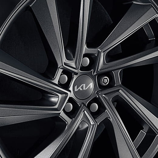 Écrous de roue antivol chromé foncé original Kia | 66490ADE50DC