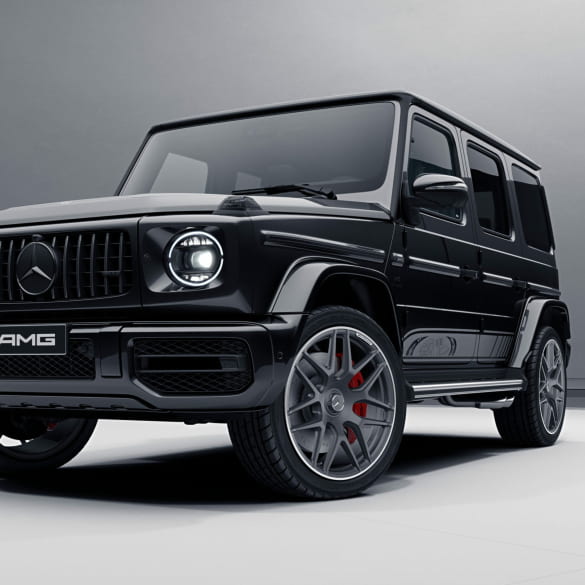 Edition 55 sierstrepen G-Klasse W463A obsidiaanzwart 2-delige set origineel Mercedes-AMG