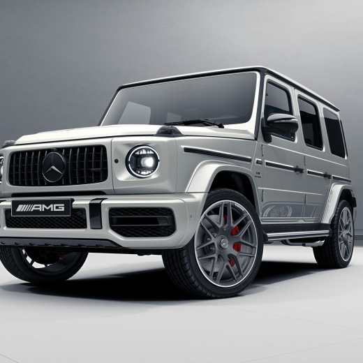 Edition 55 sierstrepen G-Klasse W463A opalithwit 2-delig | A4639871600/-1900