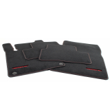 Tappetini in velluto Edition 55 Classe A 177 neri, 4 pezzi, originali Mercedes-AMG