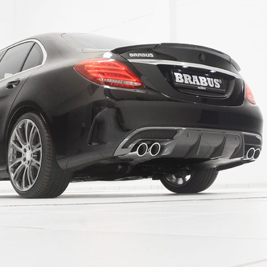 Brabus scarico sportivo | Brabus silenziatore posteriore | Mercedes-Benz Classe C 205 | Brabus-Sportauspuff-205
