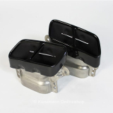 Terminali di scarico CLA 45 AMG Performance Night Package CLA W117 originale Mercedes-Benz