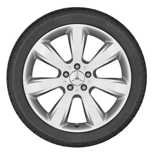Set cerchi 19 pollici cerchio a 7 razze GLE W166 Original Mercedes-Benz | A16640108029765-Satz