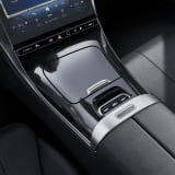 Elemento decorativo consola central CLE A236 óptica de estructura fina negro Original Mercedes-Benz