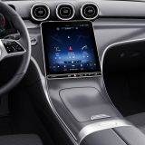 Elemento decorativo console centrale effetto rombi Classe C 206 originale Mercedes-Benz