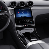 Elemento decorativo consolle centrale nero Classe C 206 originale Mercedes-Benz