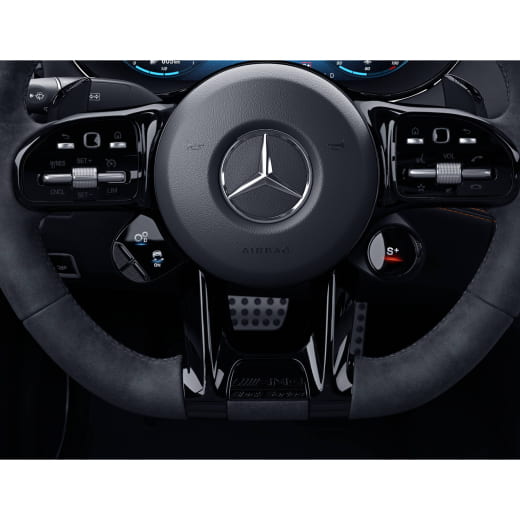 Embellecedor del volante AMG GT C190 Black Series inscripción negro Original Mercedes-Benz | A0004645300