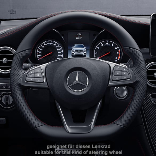 Cubierta del volante AMG cubierta de aluminio logotipo original Mercedes-Benz | A217462A17