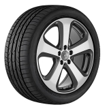 Jeu de jantes 19 pouces 5 branches GLC X253 C253 original Mercedes-Benz
