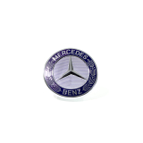 Emblema estrella parachoques azul Original Mercedes-Benz
