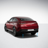 Embouts d'échappement pack nuit GLC Coupé C254 noir brillant original Mercedes-Benz