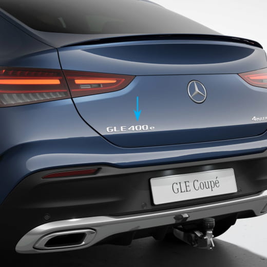 Engine badge GLE Coupé C167 Chrome Genuine Mercedes-Benz | GLE-C167-Schriftzug