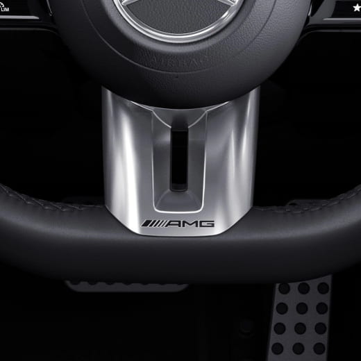 Cache volant AMG chromé Classe S Berline W223 facelift Original Mercedes-AMG | AMG-Lenkradblende-W223