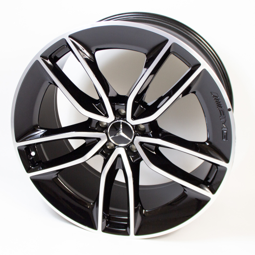 Jeu de jantes AMG 22 pouces GLE V167 à 5 doubles branches Mercedes-Benz d’origine | A1674013600/3700-7X23-V167