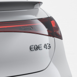 Scritta EQE 43 AMG nera pacchetto Night EQE 43 Original Mercedes-AMG