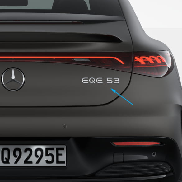 EQE 53 AMG embleem zilver EQE V295 Original Mercedes-AMG