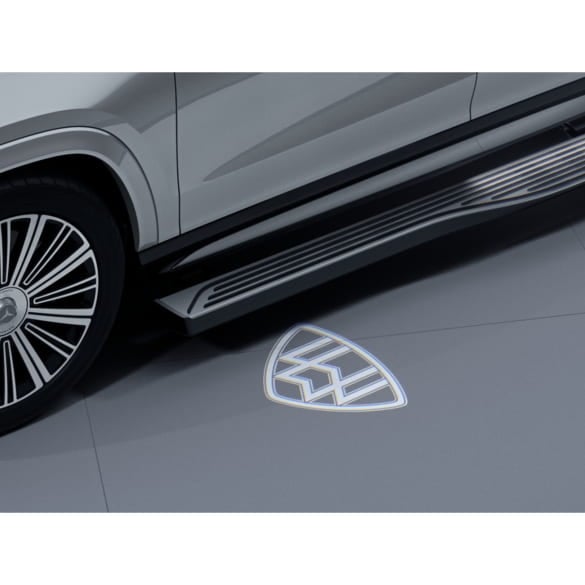 Umfeldbeleuchtung Projektion Maybach Logo Original Mercedes-Benz