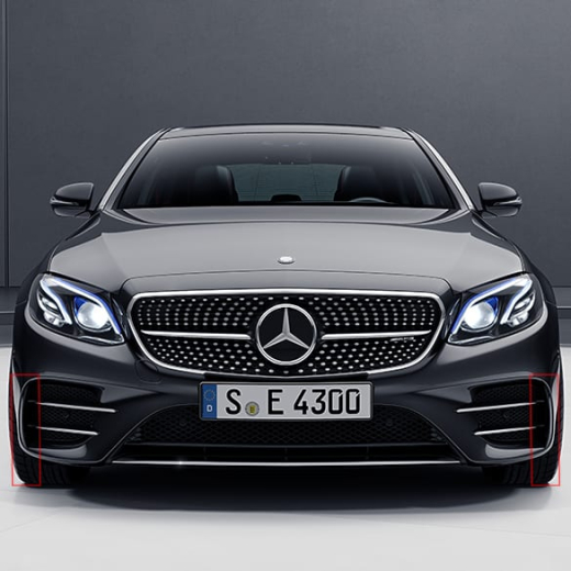 E 43 AMG Flaps paraurti anteriore Classe E W213 originale Mercedes-Benz | W213-AMG-Flaps